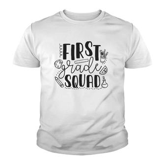 First Grade Squad 1St Grade Teacher Youth T-shirt - Seseable