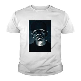 Frankenstein Halloween Horror Vintage Comic Book Retro Movie Youth T-shirt - Thegiftio UK