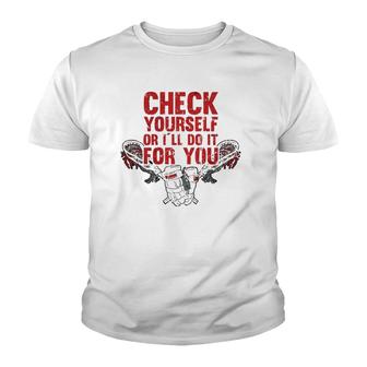 Funny Lacrosse Lax Quote Gift Youth T-shirt - Thegiftio UK
