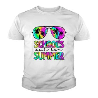 Funny Last Day Of School Teacher Schools Out For Summer Youth T-shirt - Thegiftio UK