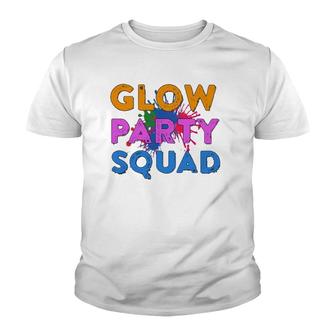 Glow Party Squad Glow Party Glow Squad Youth T-shirt | Mazezy