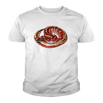 Gorgeous Snake Herpetologist Gift Red Blood Python Youth T-shirt - Thegiftio UK
