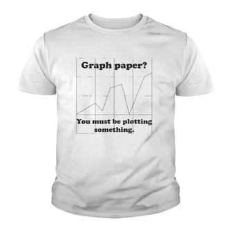 Graph Paper Very Punny Funny Math Pun Youth T-shirt | Mazezy