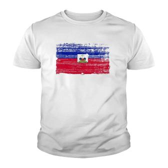 Haitian Flag Ancestry Gift Haiti Youth T-shirt | Mazezy