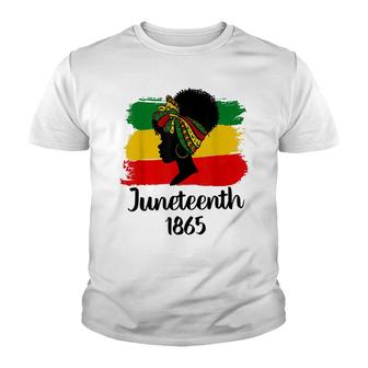 Juneteenth Is My Independence Day Black Women Black Pride Youth T-shirt - Thegiftio UK