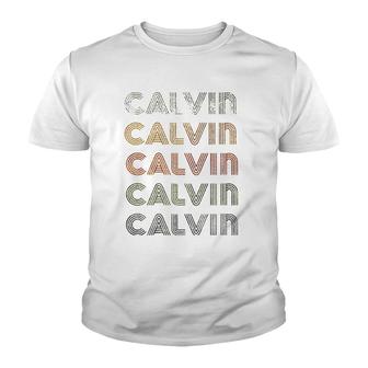 Love Heart Calvin Tee Grungevintage Style Black Calvin Youth T-shirt | Mazezy