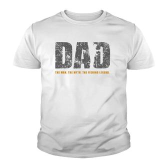 Mens Fishing Dad Fishing Lover Gift Youth T-shirt - Thegiftio UK