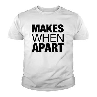 Nothing Makes Sense When Were Apart Cute Couple Matching Raglan Baseball Tee Youth T-shirt - Thegiftio UK
