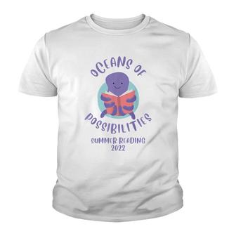 Oceans Of Possibilities Summer Reading Octopus 2022 Youth T-shirt - Thegiftio UK