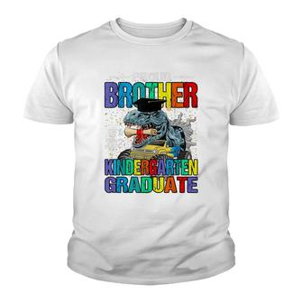 Proud Brother Of A 2022 Kindergarten Graduate Dinosaur V2 Youth T-shirt - Thegiftio UK