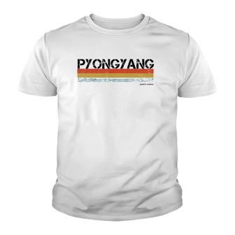 Pyongyang North Korea Lover Gift Youth T-shirt | Mazezy