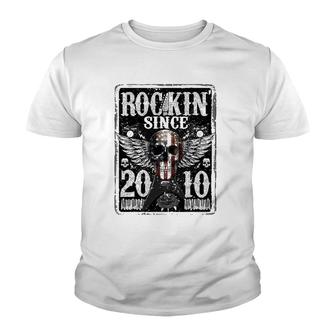 Rockin Since 2010 12 Years Old 12Th Birthday Classic Youth T-shirt | Mazezy