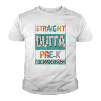 Straight Outta Pre K T Preschool Graduation Apparel Youth T-shirt - Thegiftio UK