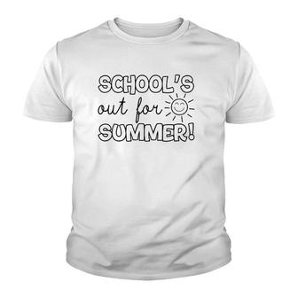 Teacher End Of Year Schools Out For Summer Last Day Youth T-shirt - Seseable