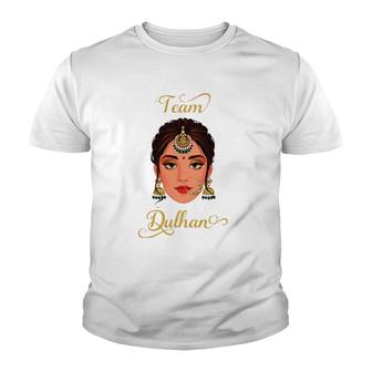 Team Dulhan Beauty Face Gift Youth T-shirt - Thegiftio UK
