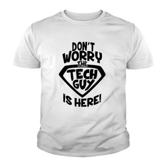 Tech Guy It Dude Computer Technician Design Youth T-shirt - Thegiftio UK