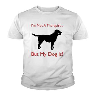 Therapy Dog Dog Therapist Canine Volunteer Youth T-shirt - Thegiftio UK
