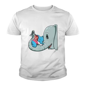 Transgender Parent Elephant Trans Mom Dad Youth T-shirt - Seseable