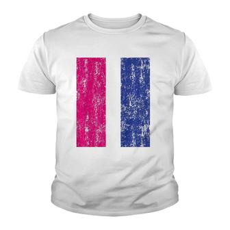 Vintage Bisexual Pride Flag Bi Men Women Youth T-shirt | Mazezy