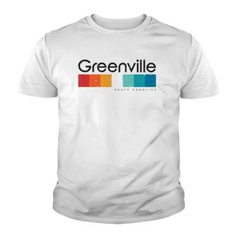 Vintage Greenville Sc South Carolina Usa Retro Design Youth T-shirt | Mazezy