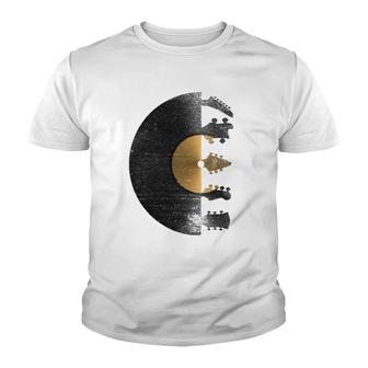 Vinyl Record Guitar Player Mens & Womens Sizes Youth T-shirt - Thegiftio UK