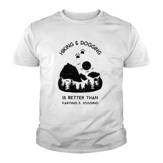 Womens Funny Hiking Dog Lovers Quotes Dog Mom Owner Gift Youth T-shirt - Seseable