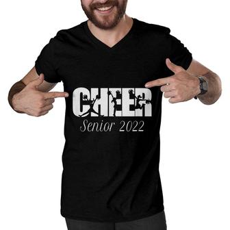 Cheer Senior 2022 Spirit Cheerleader - Cheerleading Men V-Neck Tshirt - Seseable