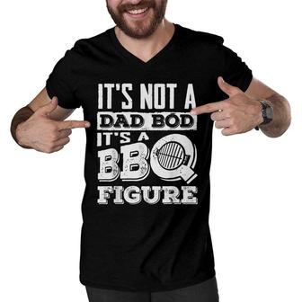 Its Not A Dad Bod Bbq Lover Barbecue Grill Master Men V-Neck Tshirt - Seseable