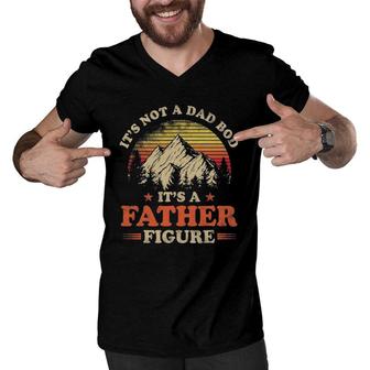 Mens Its Not A Dad Bod Its A Father Figure Mountain Men V-Neck Tshirt - Seseable