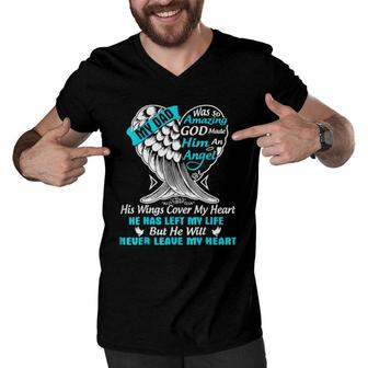 My Dad Was So Amazing God Made Him An Angel S Men V-Neck Tshirt - Seseable