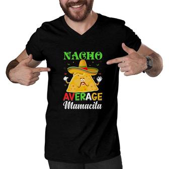 Nacho Average Mamacita Tacos Great Food Men V-Neck Tshirt - Seseable