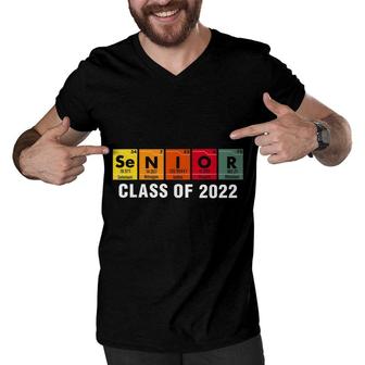 Senior Class Of 2022 Chemistry Elements Periodic Table Men V-Neck Tshirt - Seseable