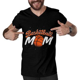 Sport Basketball Mom Basketball Player Mommy Basketball Men V-Neck Tshirt - Seseable