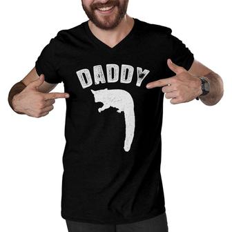 Sugar Glider Daddy Matching Family Vintage Men V-Neck Tshirt - Monsterry DE
