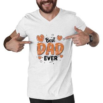 Best Dad Ever Father Day Best Gift For Father Fathers Day Men V-Neck Tshirt - Seseable