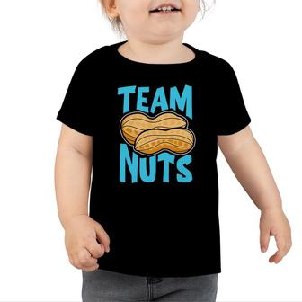 Baby Gender Reveal Party Gender Reveal Team Nuts Boy Baby Toddler Tshirt - Seseable
