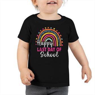 Happy Last Day Of School Students And Teachers End Of School Toddler Tshirt - Seseable