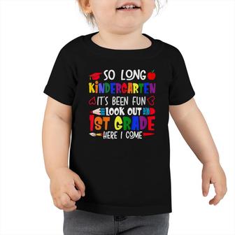 Kids So Long Kindergarten Kids Toddler Tshirt - Seseable