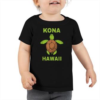 Kona Family Vacation Hawaii Sea Turtle Toddler Tshirt - Seseable