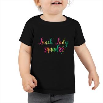 Lunch Lady Squad Cafeteria Crew Matching School Food Staff Toddler Tshirt - Seseable