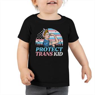 Protect Trans Kids Lgbt Support Transgender Lgbt Pride Toddler Tshirt - Seseable