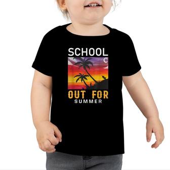 Schools Out For Summer Last Day Of School Pineapple Teacher Toddler Tshirt - Seseable
