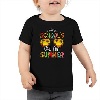 Schools Out For Summer Teacher Leopart Last Day Of School Toddler Tshirt - Seseable