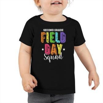 Second Grade Field Day Squad Kids Boys Girls Students Toddler Tshirt - Seseable