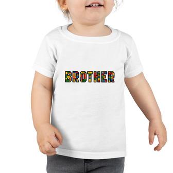 Brick Builder Funny Blocks Master Builder Brother Toddler Tshirt | Mazezy