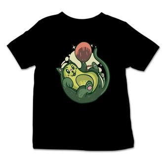 Avocado Funny Cat So Cute With Ball Infant Tshirt - Seseable