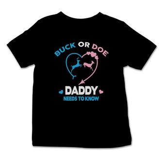 Baby Gender Reveal Party Gender Reveal Buck Or Doe Daddy Infant Tshirt - Seseable
