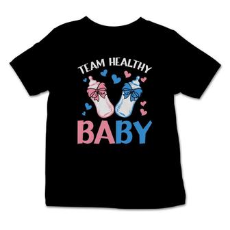 Baby Gender Reveal Party Gender Reveal Party Team Healthy Baby Infant Tshirt - Seseable