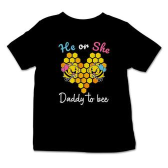 Baby Gender Reveal Party He Or She Daddy To Be Infant Tshirt - Seseable