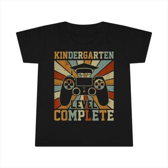 Kids Kindergarten Graduation Level Complete Video Games Boy Gamer Infant Tshirt - Seseable
